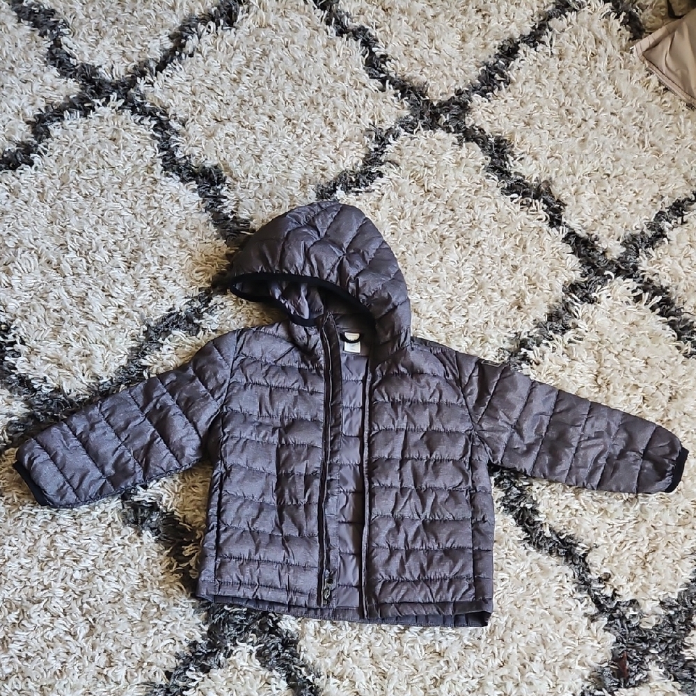 GAP Kids Charcoal Puffer Jacket